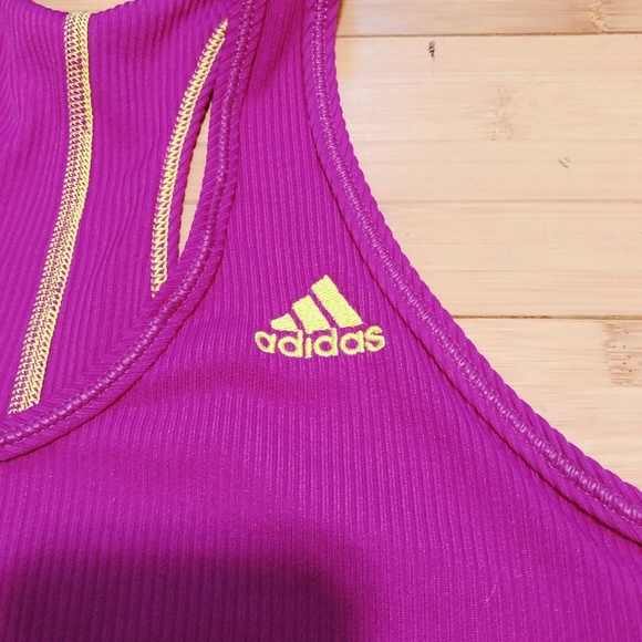 Adidas ribbed tank Womens SZ M - Picture 2 of 3